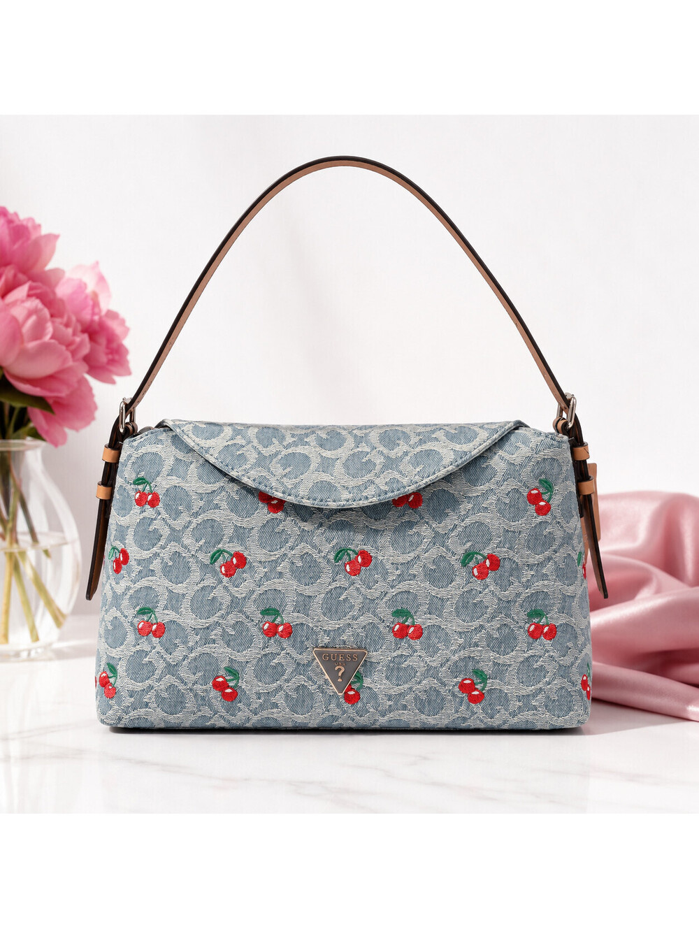 Guess Viral Chery Denim Bag